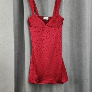 Princess Polly Red Polka Dot Chemise